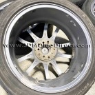 JDM A-Tech Schneider Ax-52 Gunmetal 17 Wheels with Tires